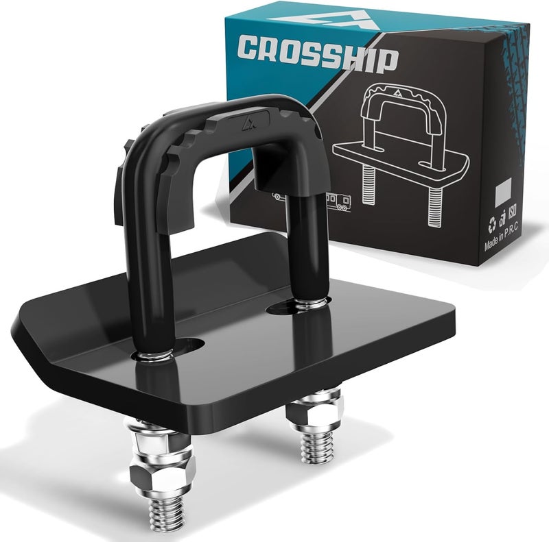 CROSSHIP Hitch Tightener for 1.25" and 2" - Anti Rattle Clamp, Heavy Duty Hitch Stabilizer Easy Installation, Reduce Movement on Mount Tray Cargo Carrier Bike Rack Trailer Ball, Black - Image 1